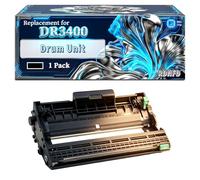 DR3400 Drum Unit Compatible for Brother DCP-L5500DN MFC-L5700DW MFC-L5200DW Printers, With Chip Large Capacity 30000 Pages (1 Pack Black)