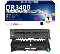 DR3400 High Capacity Drum Unit Compatible for Brother DCP-L5500 L5500DN L6600DW HL-L5000D L5100DN L5100DNT L5200DW Printers, Various Specifications Available,Black