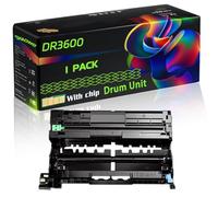 DR3600 Compatible for Brother Drum Unit with Chip HL-L6415DN Mono MFC-L6710DW MFC-L6910DN Printers (1 Pack Black)