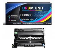 DR3600 Drum Unit Compatible for Brother DR 3600 TN3600 45000pages Work with HL-L5210DN HL-L5210DW HL-L5215DN HL-L6210DW HL-L6410DN HL-L6415DN MFC-L5715DN MFC-L6710DW Printers,Black-1pack