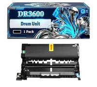 DR3600 Drum Unit Compatible for Brother HL-L5210DN HL-L5210DW HL-L5215DN HL-L6210DW HL-L6410DN HL-L6415DN Printers, With Chip Large Capacity 45000 Pages (1 Pack Black)
