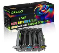 DR421CL Compatible for Brother Imaging Drum Unit with Chip DCP-L8410CDW HL-L8260CDW HL-L8360CDW Printers (1 Set)