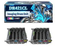 DR421CL Imaging Drum Unit Compatible for Brother HL-L9310CDWT HL-L9310CDWTT MFC-L8610CDW MFP Printers, With Chip Large Capacity 50000 Pages (2 Set)