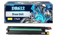 DR612 IU612 Drum Unit Compatible for Konica Minolta bizhub C452 C552 C552DS C652 C652DS Printers, With Chip Large Capacity 285000 Pages (1 Pack Yellow)
