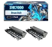 DR7000 Drum Unit Compatible for Brother MFC-8420 MFC-8820 MFC-8820D MFC-8820DN Printers, With Chip Large Capacity 20000 Pages (2-Pack Black)