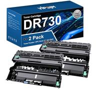 DR730 Replacement for Brother DR730 DR-730 DR 730 Brother Drum to Use with MFC-L2750DW HL-L2370DW MFC-L2710DW HL-L2350DW DCP-L2550DW Printer (2 Black)