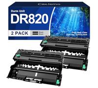 DR820 Drum Unit, Replacement for DR 820 Brother Drum DR-820 Compatible for Brother HL-L6200DW Drum, MFC-L5900DW MFC-L5850DW HLL6200DW MFC-L5700DW L5800DW L5200DW L6800DW Printer, 2 Black, Drum Unit