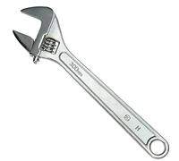 DRAAK Adjustable Wrench 12 Inch 300mm with Wide Caliber Opening Plumbing Spanner Heavy Duty Professional Quality Hand Tool
