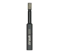 Draak Dry Diamond Drill Bit 6mm Wax Filled for The Toughest Materials Including Marble, Granite, Porcelain, Ceramic & Glass Tiles Vacuum Brazed Porcelain 5