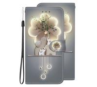 Draamvol for MOTO Edge 70 Fusion Phone Case, Wallet Kickstand Card Holder Flip Shockproof PU Leather Magnetic Closure Full-Body TPU Bumper Protective Cover, Elephant
