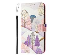 Draamvol for Nokia HMD Pulse Pro Phone Case, Wallet Card Holder Kickstand Scratch Resistant Flip PU Leather Magnetic Closure TPU Bumper Heavy Duty Protection Case, Scenery