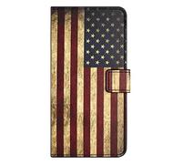 Draamvol for Samsung Galaxy A27 Phone Case, Wallet Kickstand Card Holder Magnetic Closure Flip PU Leather Scratch Resistant Heavy Duty Shockproof Protection Cover, Uncle Sam
