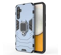 Draamvol for Samsung Galaxy A34 5G Case with Ring Holder Kickstand Cover Shockproof Military Grade Protection Soft TPU Bumper Hard PC Back Case for Samsung A34 5G Phone Case,Blue