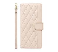 Draamvol for Samsung Galaxy M56/ A36 5G/ A56 5G Phone Case, Wallet Card Holder Kickstand Lanyard Diamond Check Flip PU Leather Magnetic Closure TPU Bumper Heavy Duty Shockproof Cover, Pink