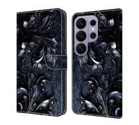Draamvol for Samsung Galaxy S26 Ultra Case, Wallet Shockproof Flip PU Leather Kickstand Card Slots Magnetic Closure Folio Soft TPU Bumper for Samsung Galaxy S26 Ultra Case, Midnight Bloom