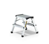 Drabest 2-Steps Aluminium Double-Sided Household Ladder 125 Kg