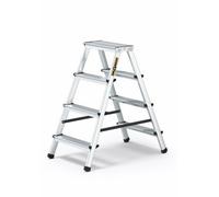 FOUR-STEP ALUMINUM DOUBLE-SIDED HOUSEHOLD LADDER 125 KG
