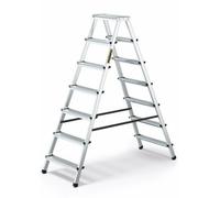 Drabest 7-Steps Aluminium Double-Sided Household Ladder 125 Kg