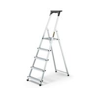 Drabest Aluminum 5-Step Household Ladder With Tool Shelf 125 Kg