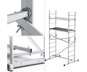 Drabest Aluminium Ikar Scaffolding Ladder En131 Pro