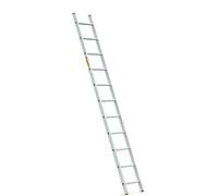 DRABEST - Aluminium Leaning Ladder, PRO Series, 11 Rungs, 150 kg