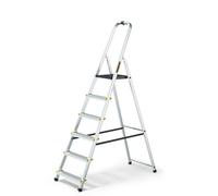 Drabest Aluminum Home Ladder With Hook, 6 Steps, 150 Kg