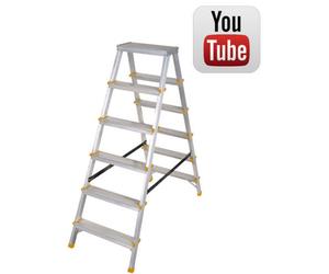 Drabest Builders Aluminium Double Sided Steps 2-8 Treads - Stable - Trade - New