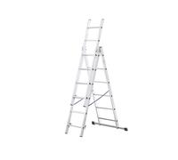 DRABEST HOME Aluminium Ladder - Multifunctional, Folding - 150 kg