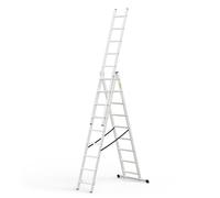 DRABEST HOME Aluminium Ladder - Multifunctional, Folding - 150 kg