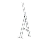 Drabest Pro Aluminium Ladder 3X14 Industrial, Certified, 150 Kg Load Capacity