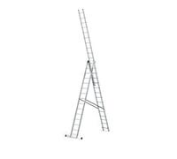 Drabest Pro Aluminium Ladder 3X15 Industrial, Certified, 150 Kg Load Capacity