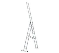 Drabest Pro Aluminium Ladder 3X16 Industrial, Certified, 150 Kg Load Capacity
