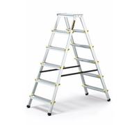 Drabest Step Aluminum Double-sided Household Ladder 150k Steps 6 Treads