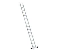 DRABEST PRO SERIES Aluminium Ladders 1x16 - Press-Formed Multi Purpose Ladder - 330lbs / 150kg - 14,2ft / 4,32m