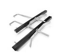 DRABEST - Roof rack ladder universal - car holder for folding ladder - step grip - clamp for vehicles made of steel and aluminium