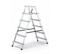 Drabest Step Aluminum Double-sided Household Ladder 150k Steps 6 Treads