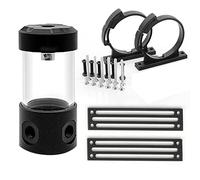 Dracaena 300mm G1/4” Holes, 50-55mm OD Cooling Acrylic Ball Water Reservoir, Water Tank with Metal Cover, Multi outlets for Computer Water Cooling System