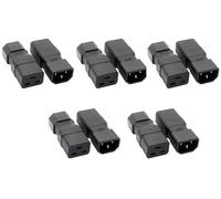 dracaena.io 10 Pack PDU UPS Power IEC Male C14 to Female C19 Adapter IEC Connecto