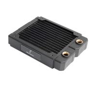 Dracaena.io 120mm Copper Water Cooling Radiator, 28mm, 2 G1/4 Ports, Black