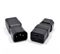 Dracaena.io 2 Pack PDU UPS Power IEC Male C14 to Female C19 Adapter IEC Connector