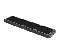 Dracaena.io 480mm Copper Water Cooling Radiator, 28mm, 2 G1/4 Ports, Black