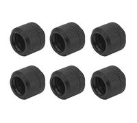 Dracaena.io 6-Pack G1/4 to 12mm OD Hard Tube Compression Fitting, Black