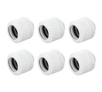 Dracaena.io 6-Pack G1/4 to 16mm OD Hard Tube Compression Fitting, White