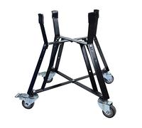 Dracarys Medium Big Green Egg Nest,Big Green Egg Accessories,Stand for Big Green Egg,Grill Rolling Nest with Heavy Duty Locking Caster Wheels Powder Coated Steel for Medium Big Green Egg