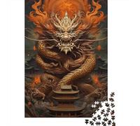 Drachen der Hölle, 1000-teiliges Puzzle, Weihnachtsgeschenke, Papierpuzzle für Teenager, lustige Puzzles, 1000 Teile (38 x 26 cm)