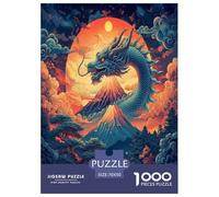 Drachen Puzzle 1000-teilige Schwer Puzzle Spielzeug Pädagogisches Spiel Impossible Herausforderungsspielzeug Für Erwachsene Kinder 70x50cm/1000pcs