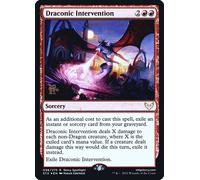 Draconic Intervention (Strixhaven: School of Mages Prerelease foil) | Strixhaven: School of Mages