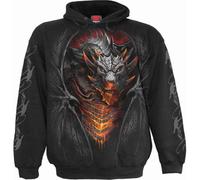 Draconis Hoodie Spiral Direct Black 4XL