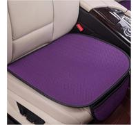 Dracqwn Ventilated Car Seat Cushion, Summer Car Seat Pad, Breathable & Anti-Slip Cotton Car Seat Covers With Pocket, Universal Front Bottom Car Seat Covers(D Purple,Front*2)