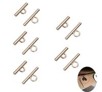 DraCra 10 Pack Purse Chain Strap End Anchor Metal Mount Bar Hook Connector for Handbag Hardware Cross Body Chains Shoulder Bag Parts DIY Repair Craft Accessories, Golden Color, Large, Golden Color,